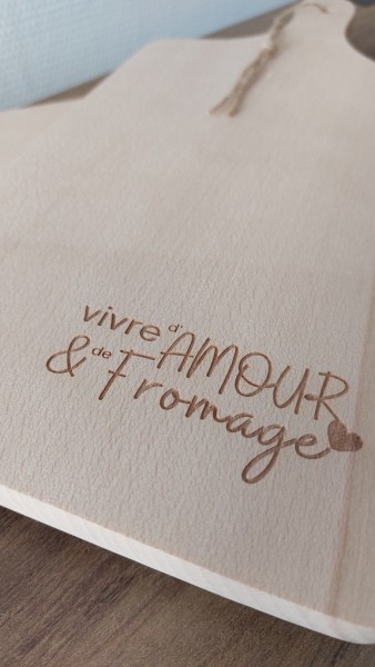 Grande planche - Vivre d'amour & de fromage