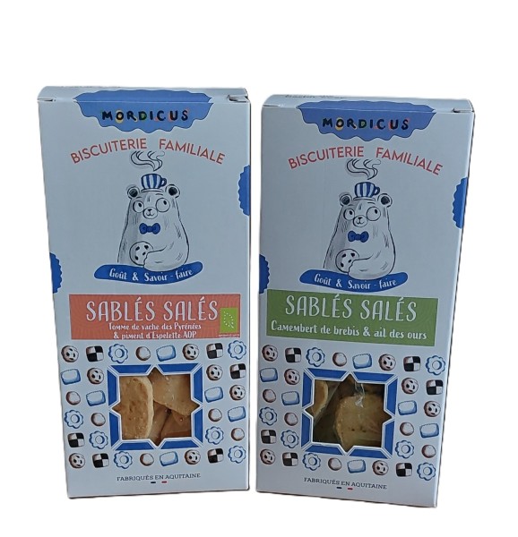 Atelier Mordicus – Box Anti-Gaspi biscuits artisanaux (DDM courte ou dépassée) - 2 Parfums