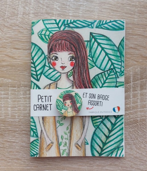 Carnet badge - Olivia