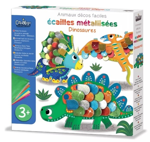 Ecailles métalisées Dinosaures