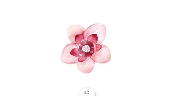 Tatouage fleur rose