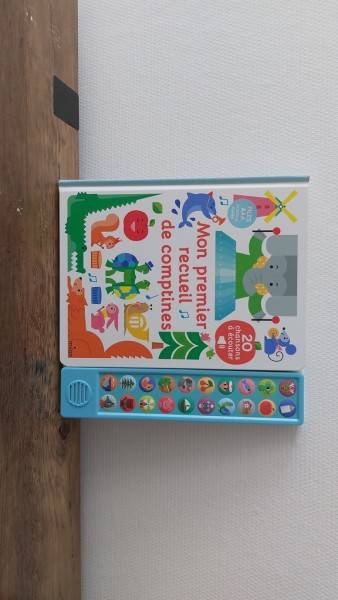 Livre sonore - Mon premier recueil de comptines