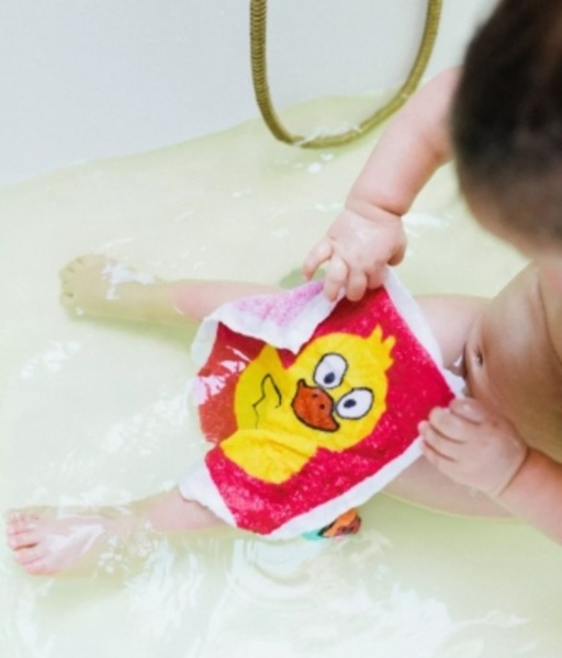 Serviette magique canard