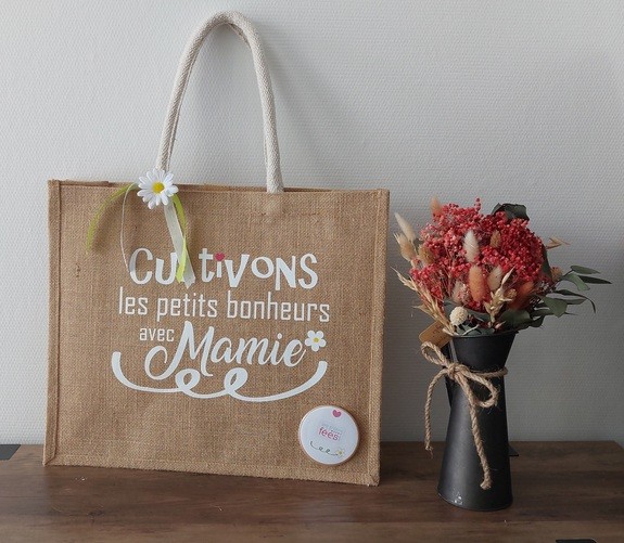 Sac en jute "Mamie"