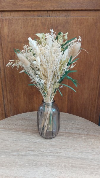 Vase gris transparent