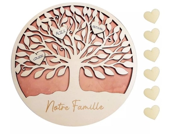 Arbre de vie et ses 10 cœurs