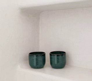 Tasse à café bleu