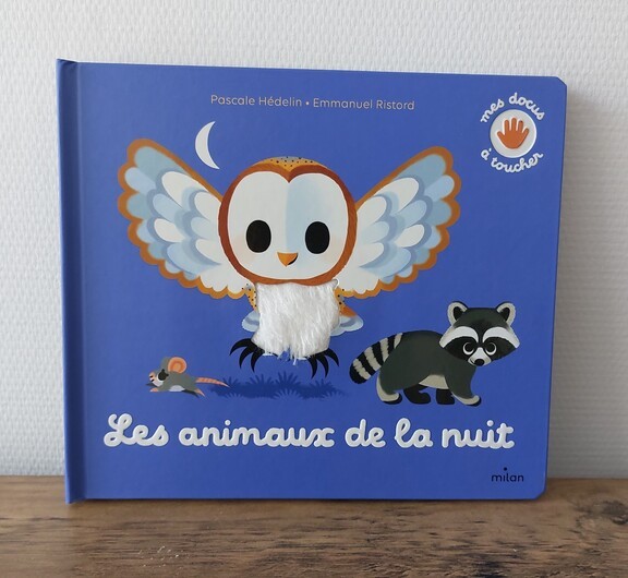 Livre à toucher - Les animaux de la nuit