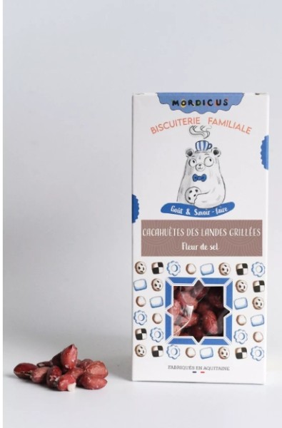 Cacahuètes des Landes grillées Fleur de sel de Camargue