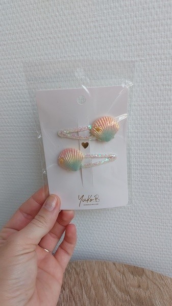 Barette - Duo Seashells