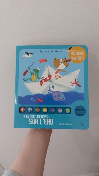 Livre sonore - Petites comptines sur l'eau