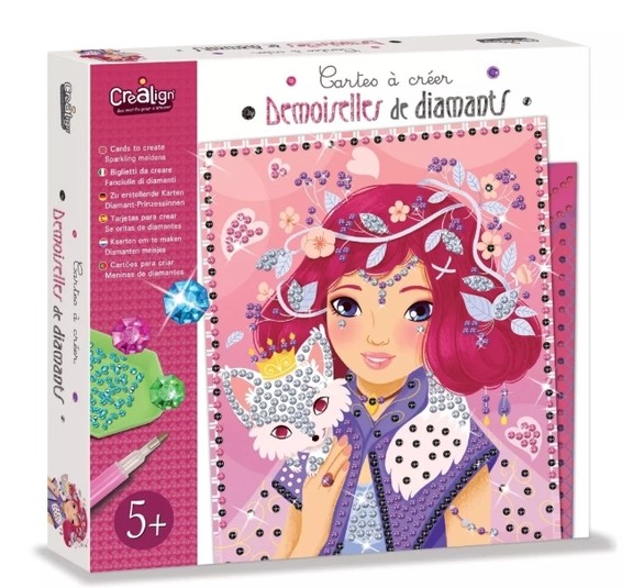 Carte à créer - demoiselles de diamants