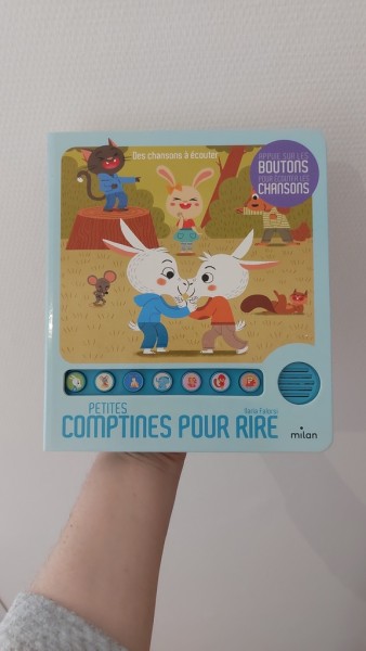 Livre sonore - Petites comptines pour rire