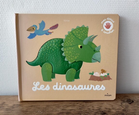 Livre à toucher - Les dinosaures