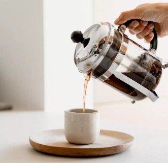 Tasse à café beige