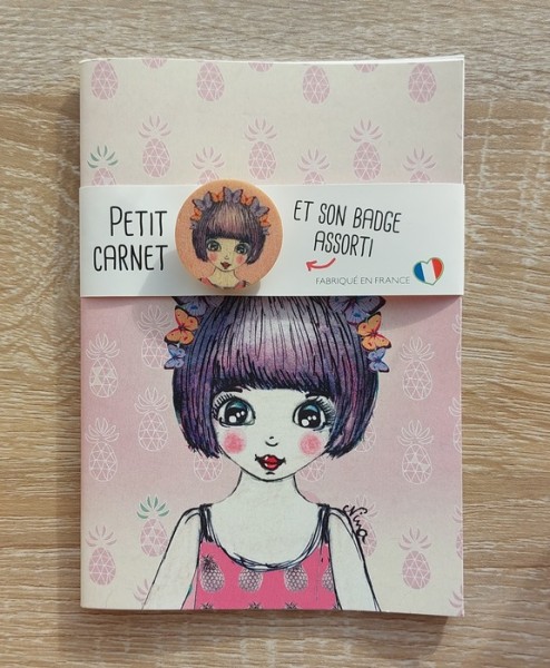 Carnet badge - Nina