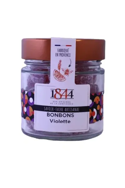 Bonbon fleurs à la violette