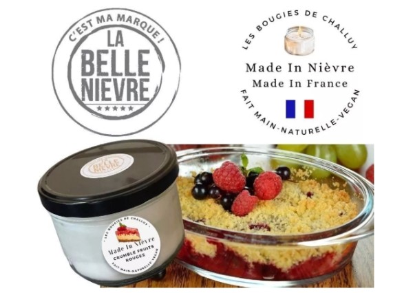 Crumble fruits rouges