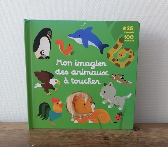 Livre à toucher - Mon grand imagier des animaux