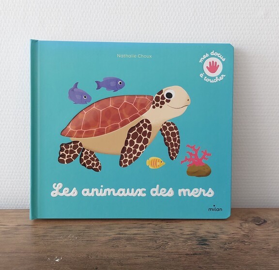 Livre à toucher - Les animaux des mers