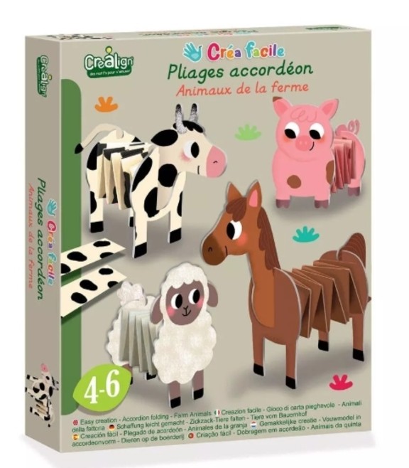 Pliage accordéon - De la ferme