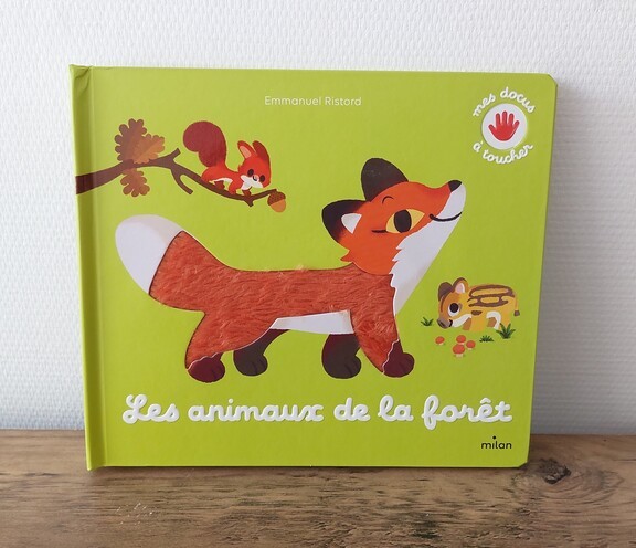 Livre à toucher - Les animaux de la forêt