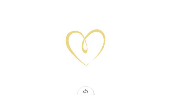 Tatouages Cœur doré