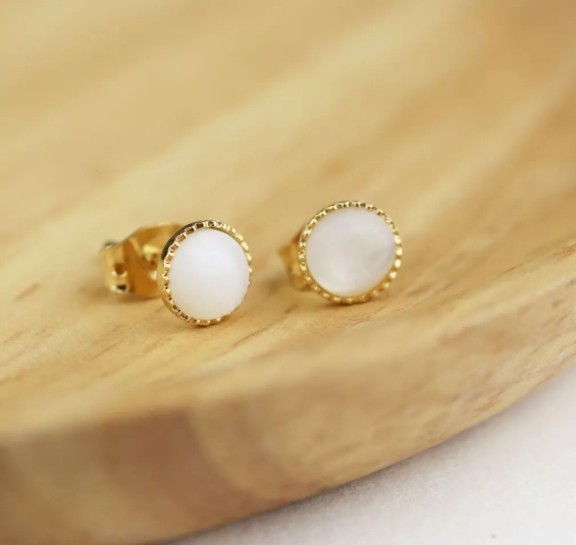 Boucles d'oreilles NACRE