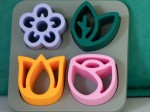 Puzzle Fleurs silicone