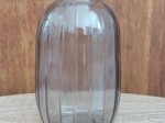 Vase gris transparent