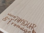 Petite planche - Vivre d'amour & de fromage