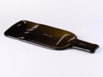 Plate bouteille brune