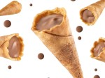 Q d'cônes chocolat au lait