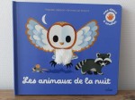 Livre à toucher - Les animaux de la nuit
