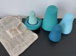 Les oiseaux gigognes bleu silicone