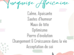 Bracelet Turquoise Africaine