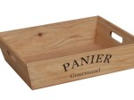 Corbeille panier en bois