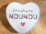 Boite métal Cœur Nounou
