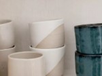 Tasse à café beige